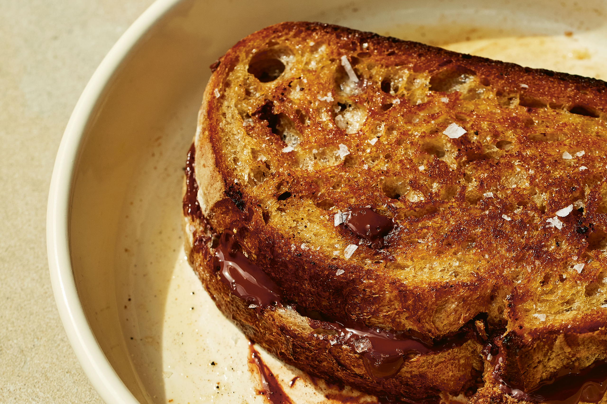 Edd Kimber’s toasted chocolate sandwich