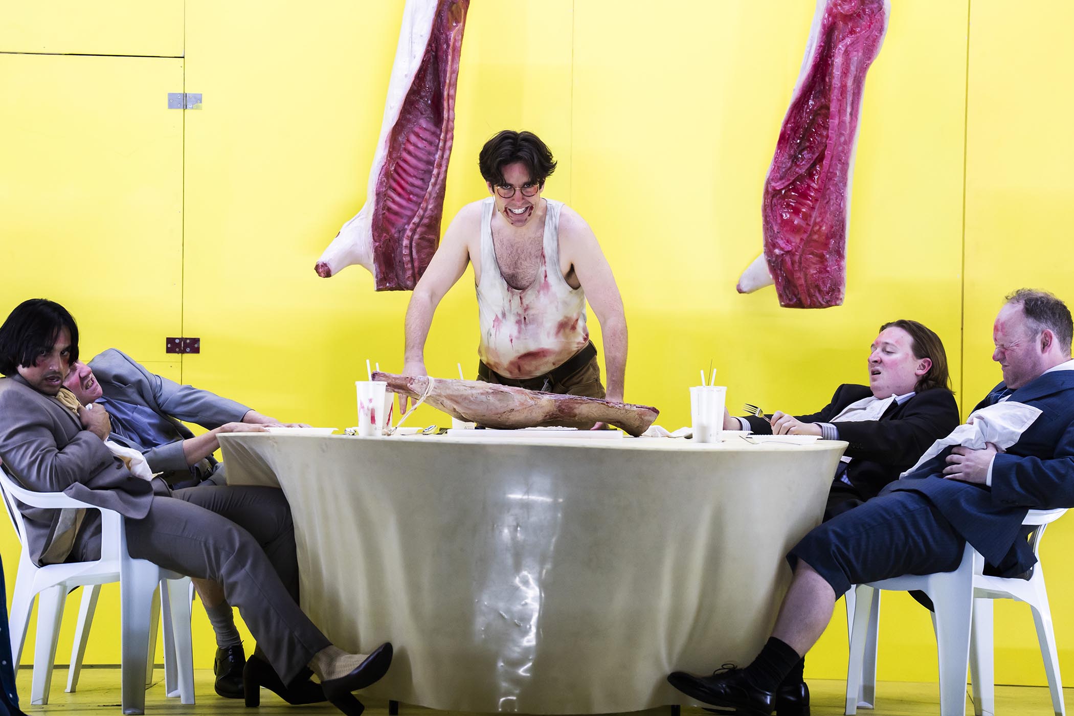 Rise and Fall of the City of Mahagonny is as subtle as a headbutt