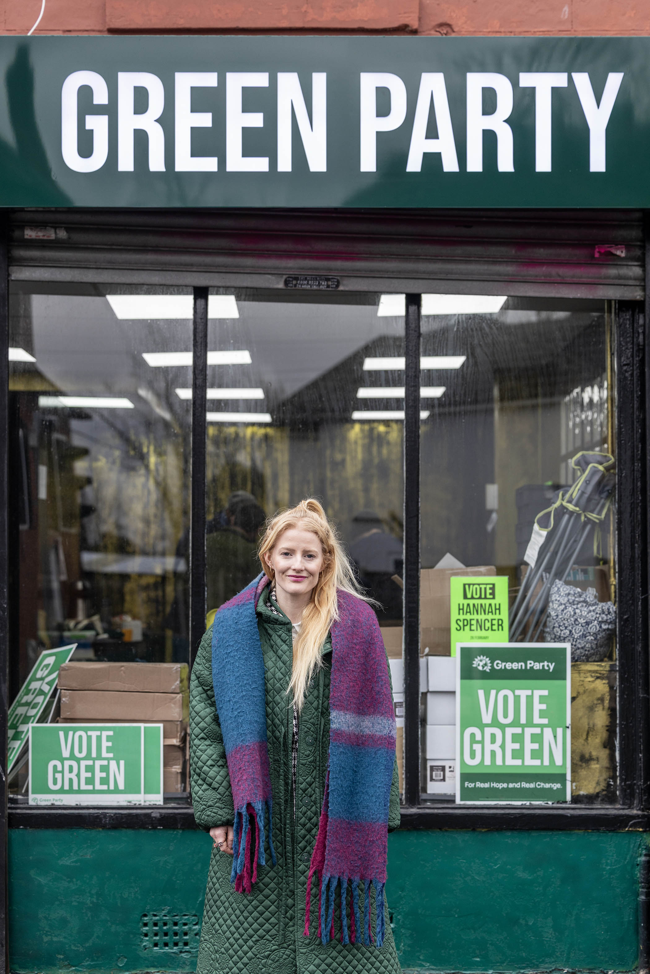 Green candidate Hannah Spencer