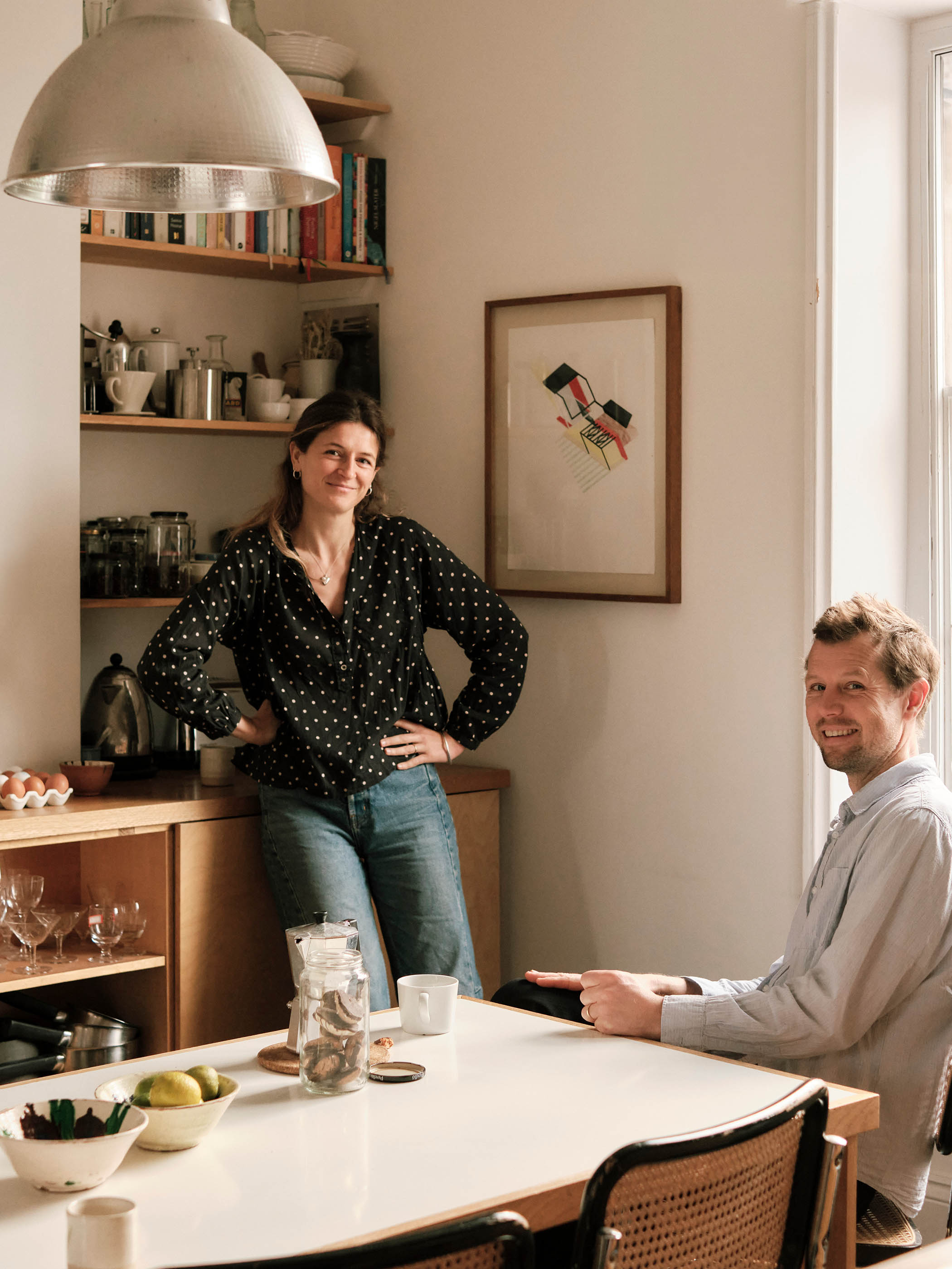 Part of the furniture: Lottie Hampson and Freddy Tuppen