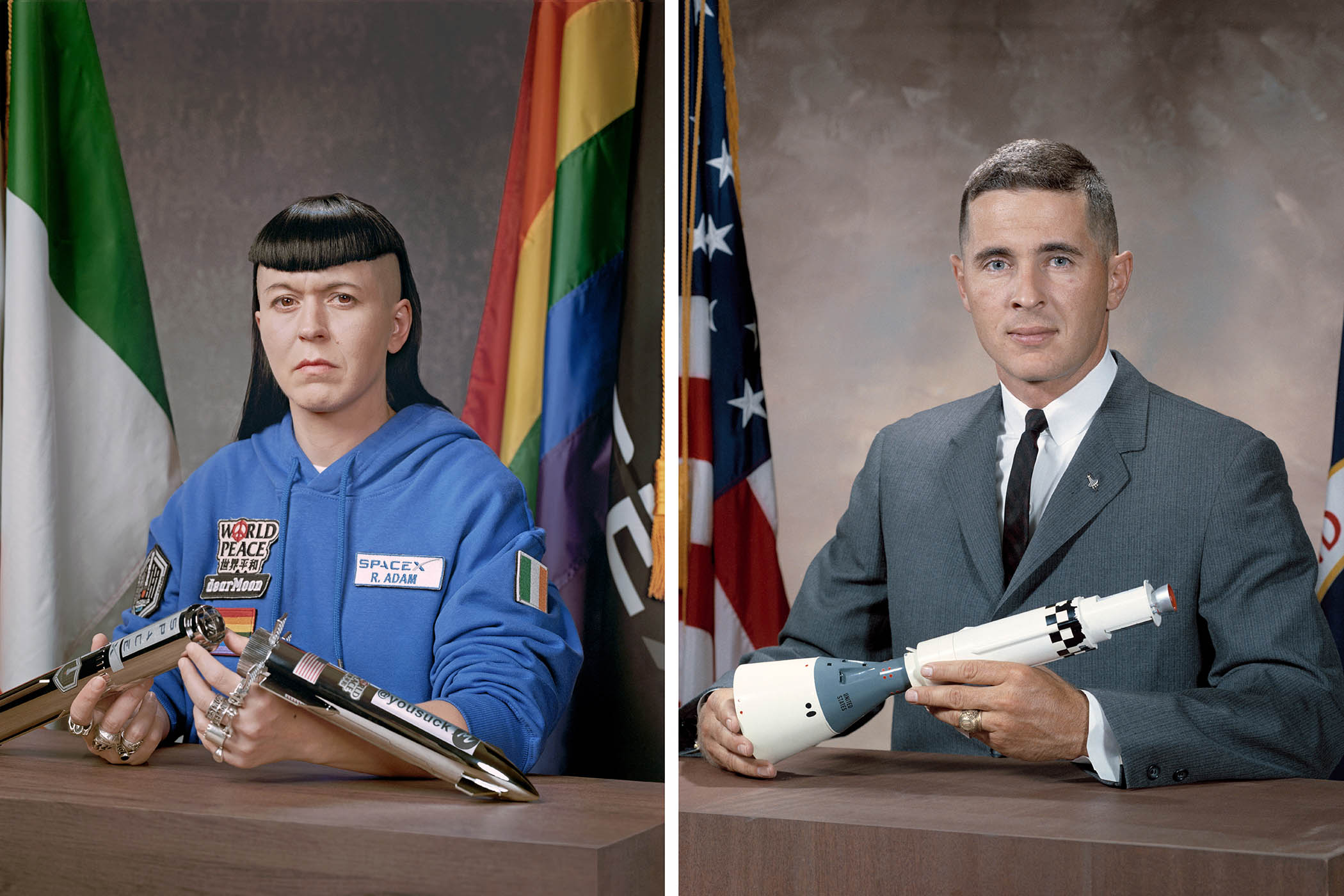 The big picture: The artist and the astronaut