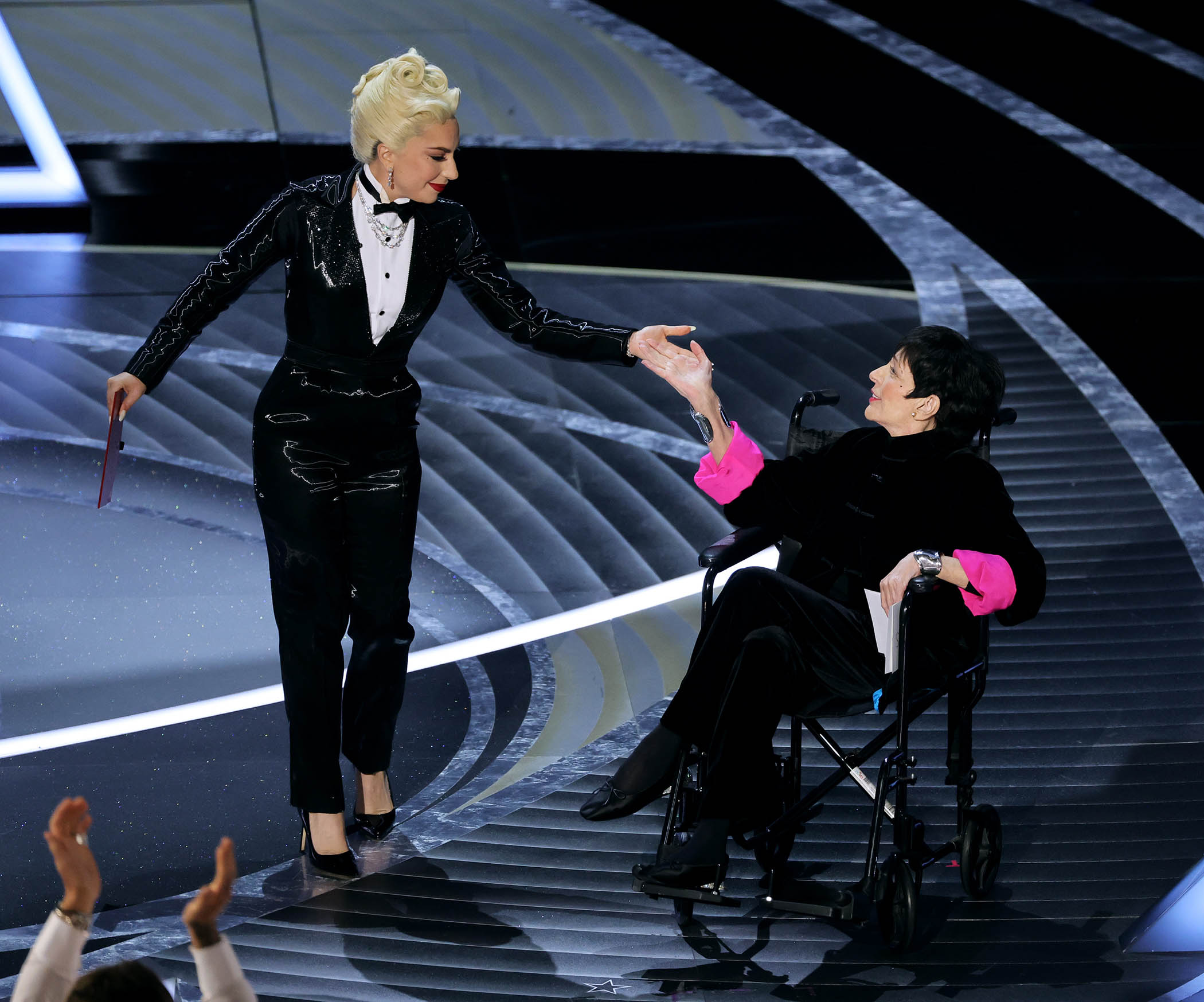 Minnelli at the 2022 Oscars with Lady Gaga