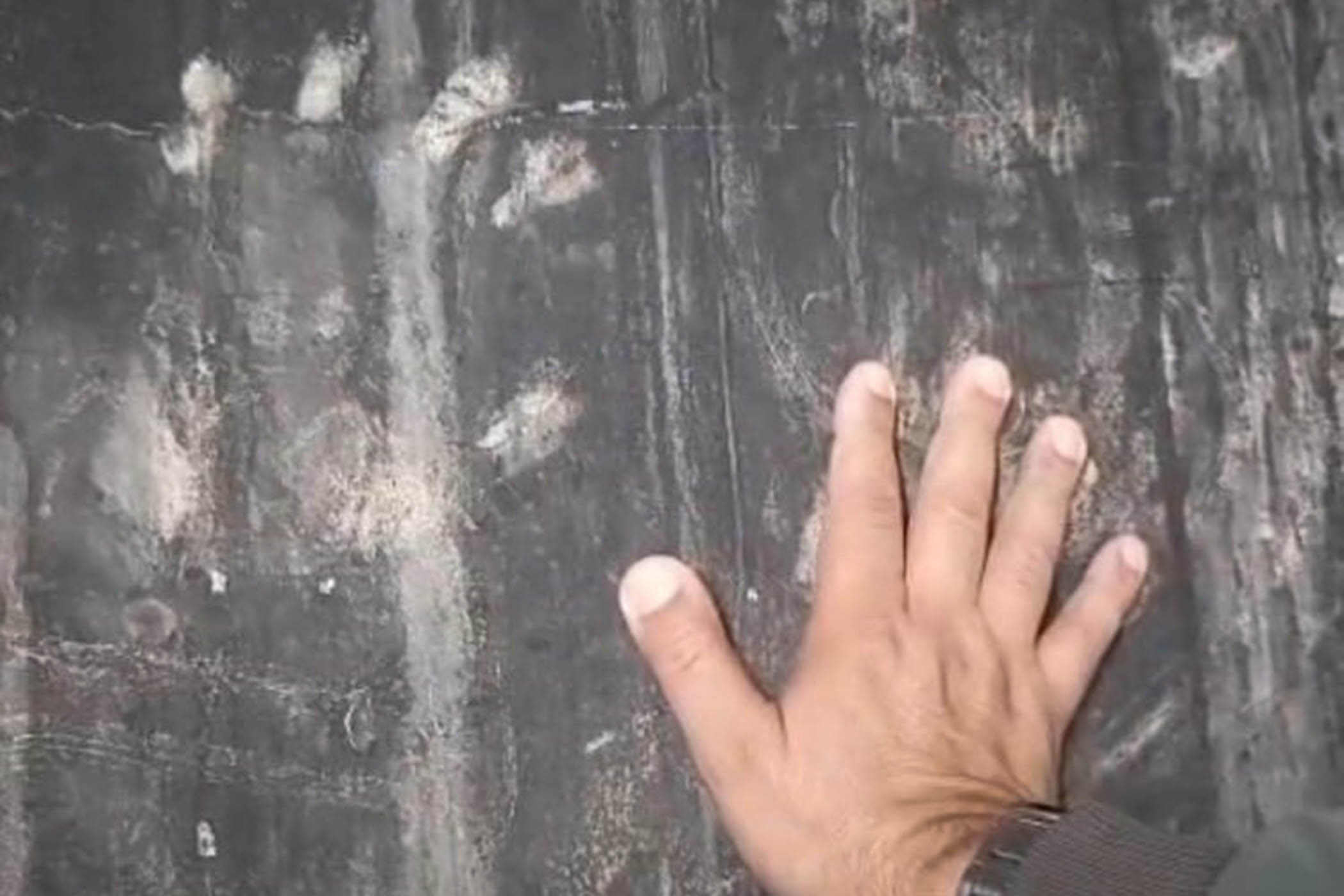 Grenfell Tower families save victim handprints