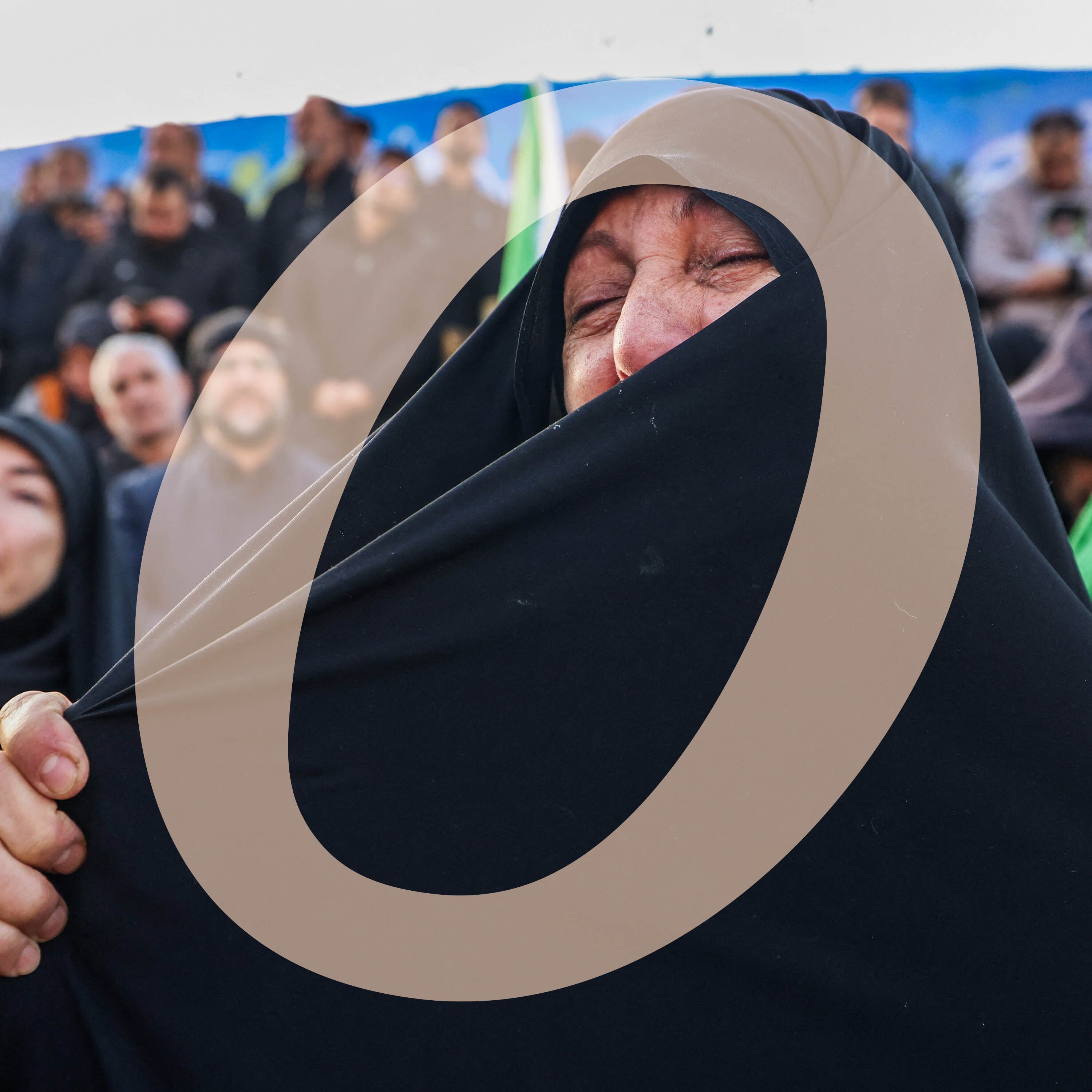 The aftermath of the bombing on Iran