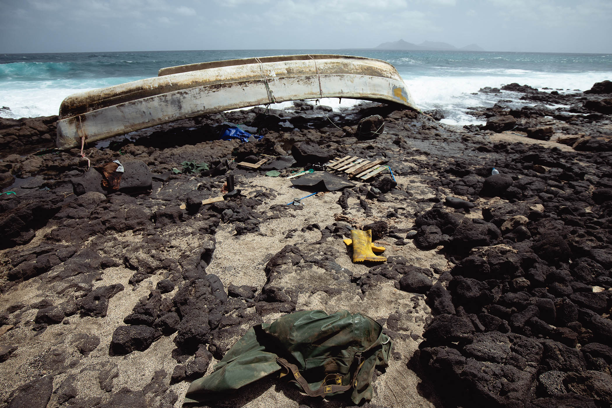 At the burial ground for the migrants who never made it to the Canaries
