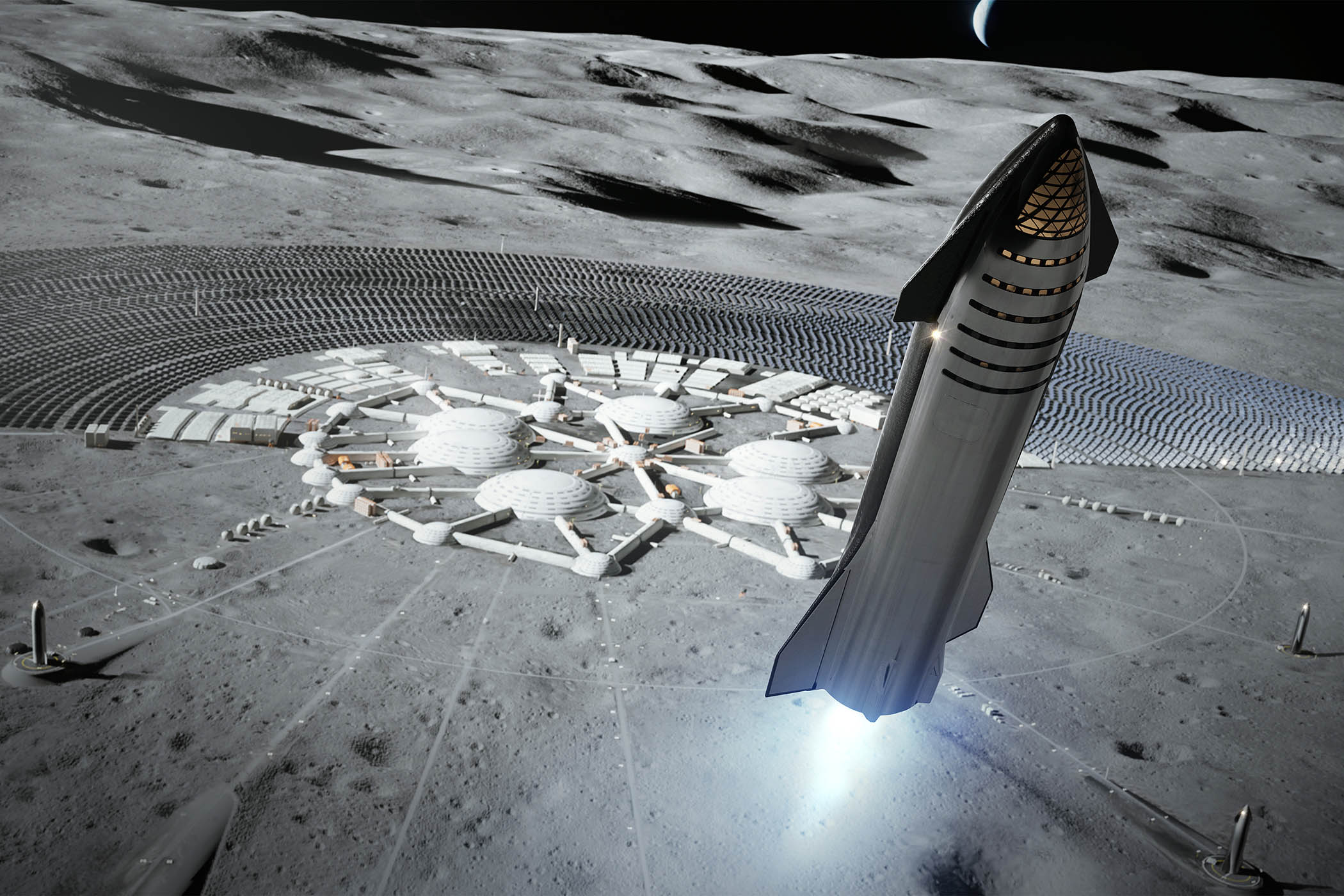 Elon Musk chooses the moon