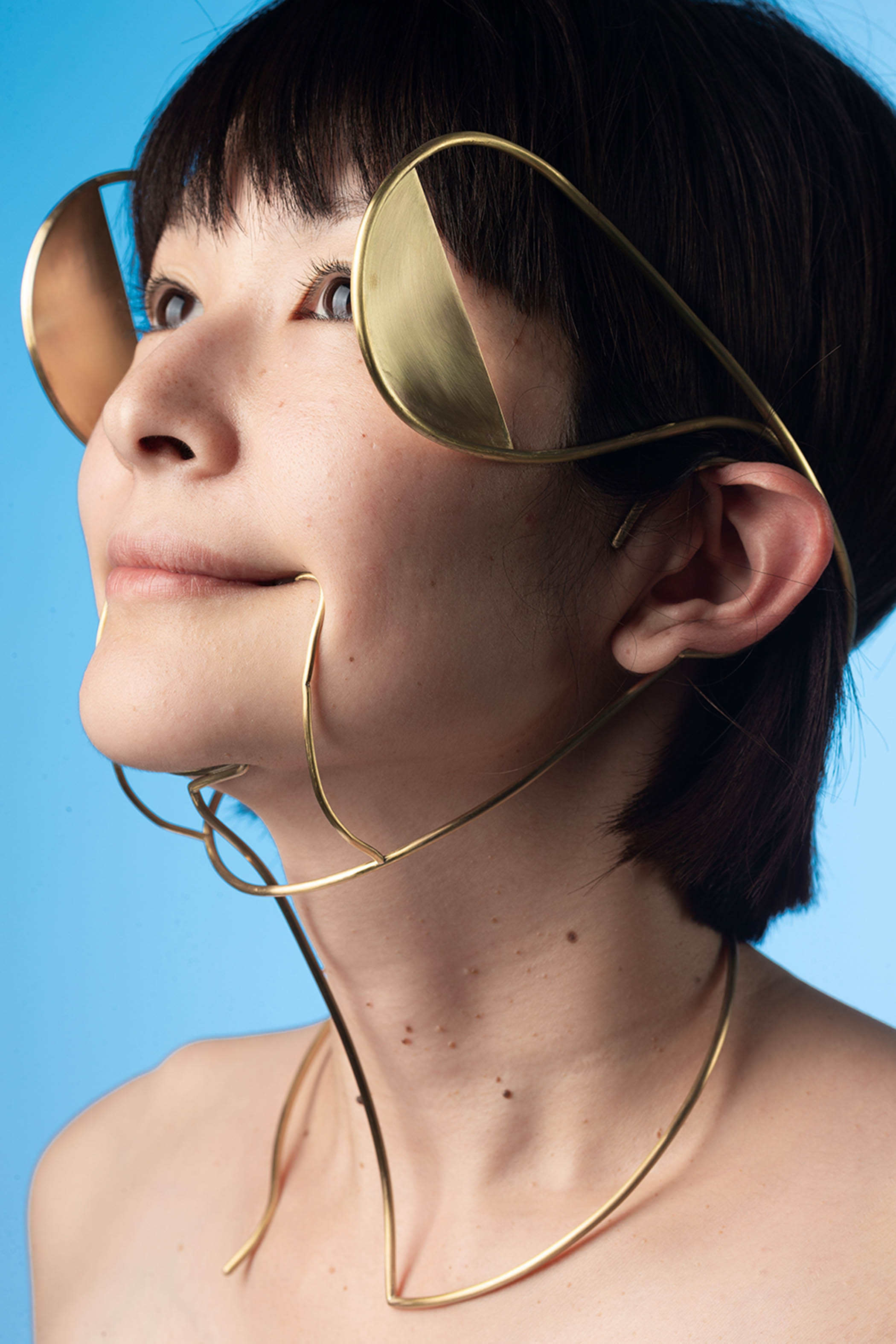 Face Forward, Chin Up and Smile by Akiko Shinzato