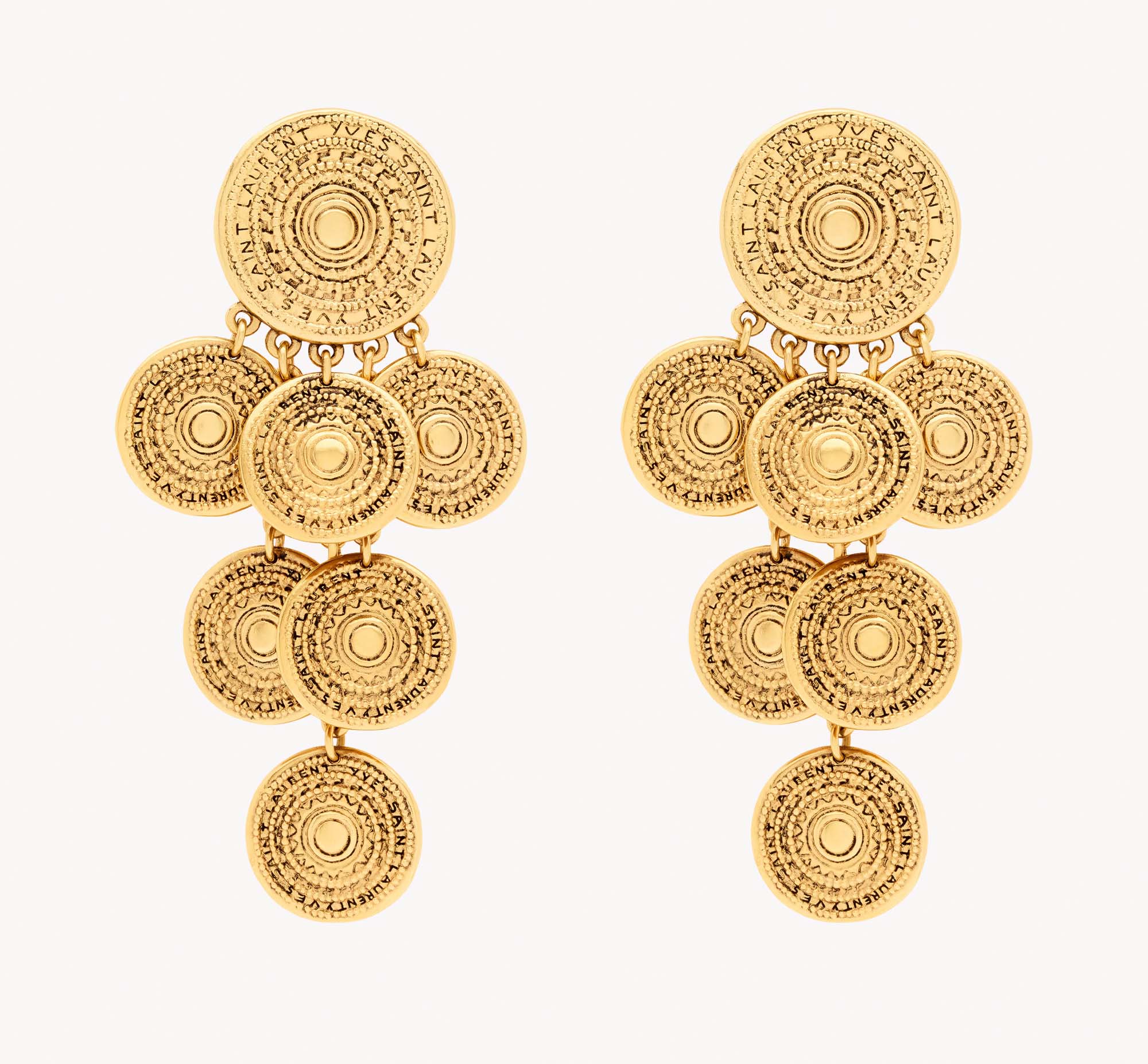 Charm earrings, £715, Saint Laurent